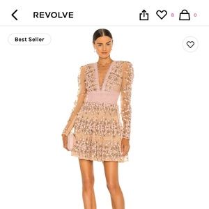 Bronx and Banco Megan mini dress in rose - size L